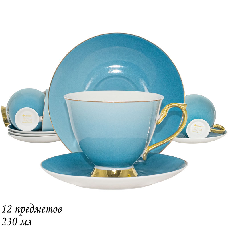 Чайный набор Lenardi 122-021 12 пр. 230 мл 
