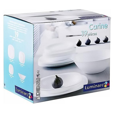 Сервиз столовый Luminarc Carine Blanc C9476 19пр.