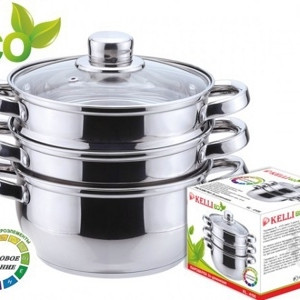 Кастрюля-пароварка Kelli KL 4105