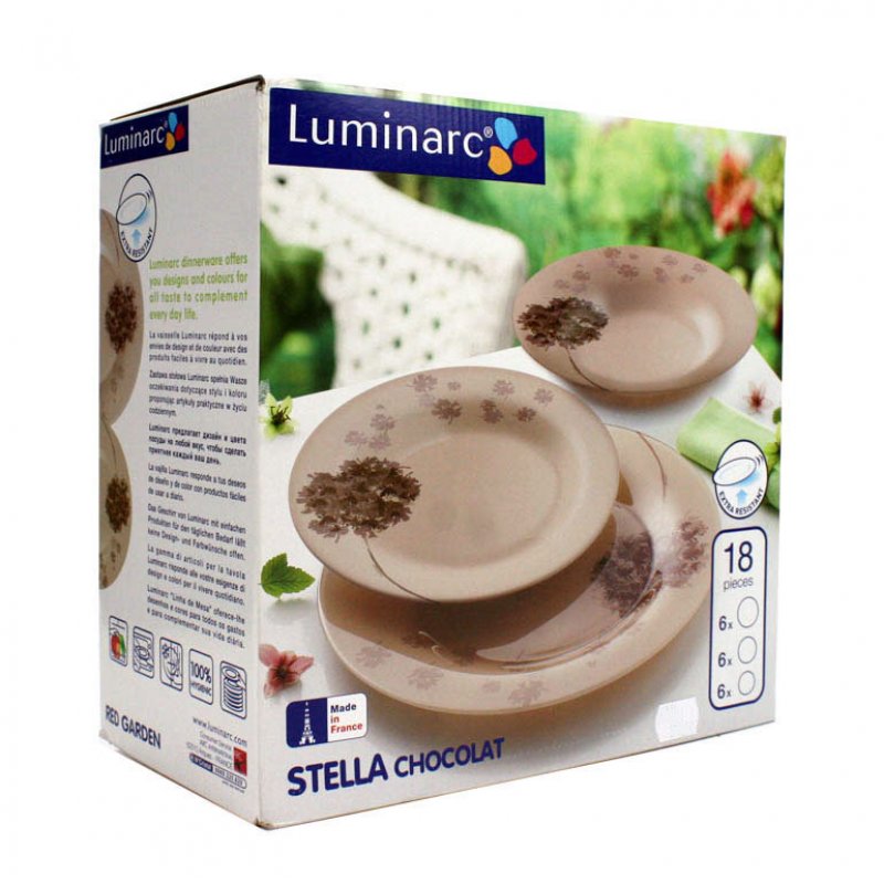 Сервиз столовый Luminarc Stella Chocolat J1917 19пр.