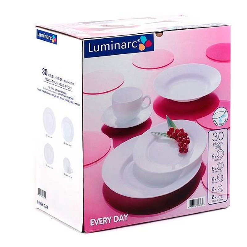 Столовый сервиз Luminarc Every Day G5520 30 пр.
