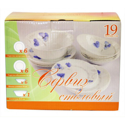 Сервиз столовый Нанси 19 пр. OW-19C8(N)/808