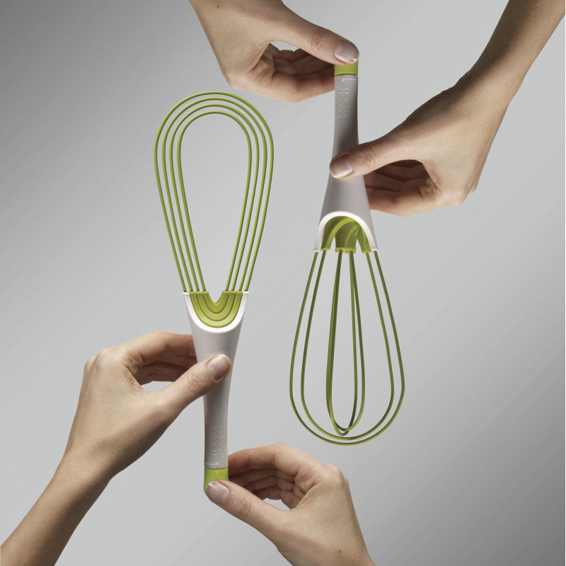 Складной венчик-мешалка Twist Whisk 20071 бело-зелёный