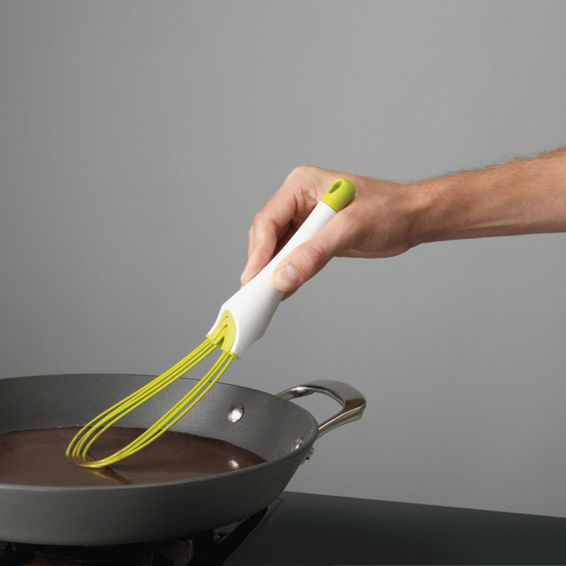Складной венчик-мешалка Twist Whisk 20071 бело-зелёный