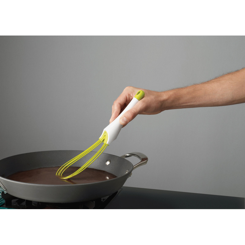 Складной венчик-мешалка Twist Whisk 20071 бело-зелёный