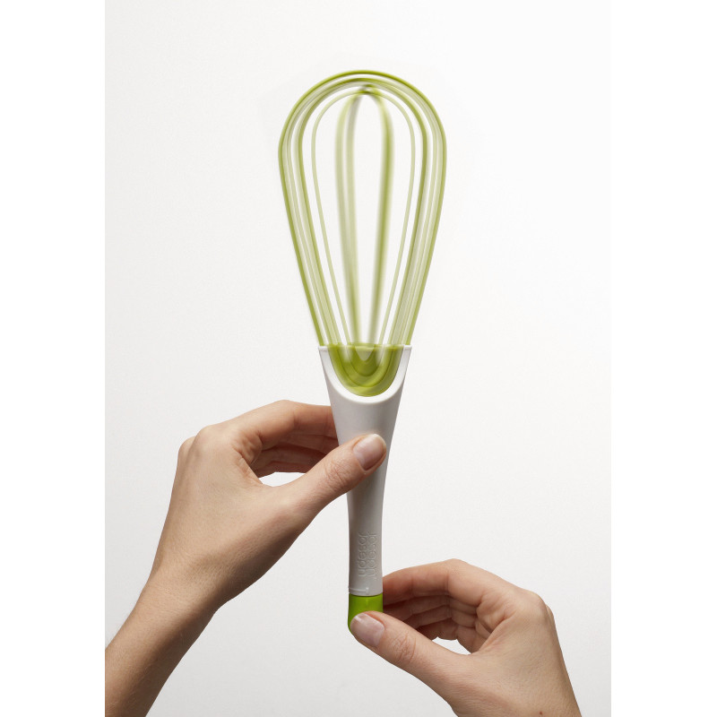 Складной венчик-мешалка Twist Whisk 20071 бело-зелёный
