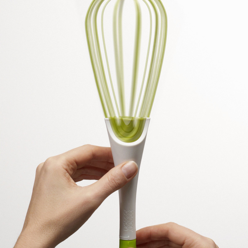 Складной венчик-мешалка Twist Whisk 20071 бело-зелёный
