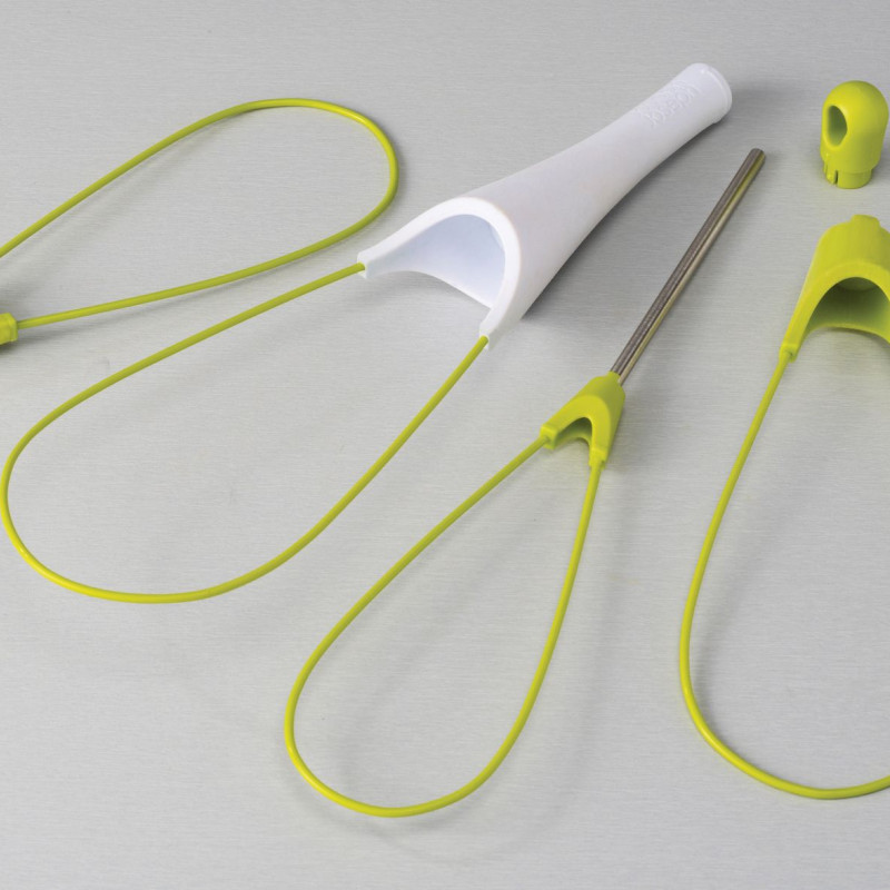 Складной венчик-мешалка Twist Whisk 20071 бело-зелёный