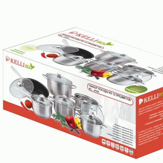 Набор кастрюль Kelli KL 4101