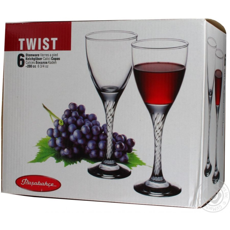 Набор бокалов Pasabahce Twist 44372 6шт