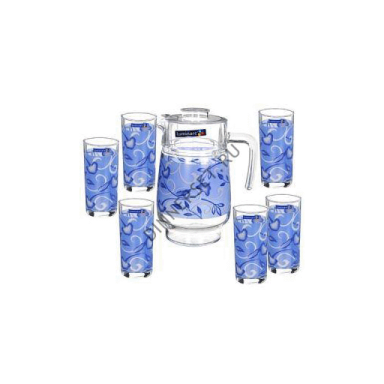 Набор кувшин + стаканы Luminarc Plenitude Blue D2328