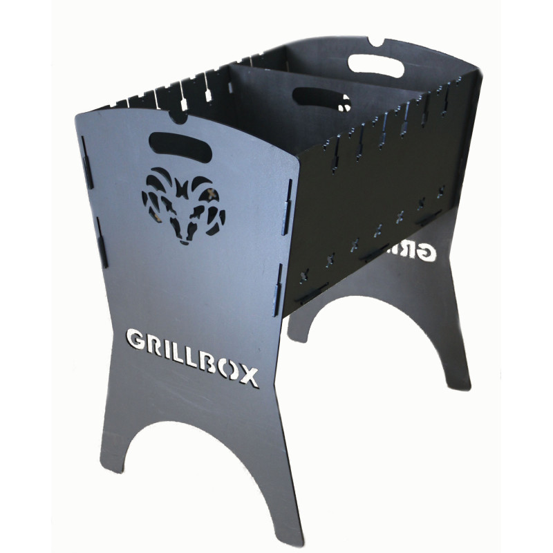 Мангал Grillbox (Hunter) с перегородкой 0002