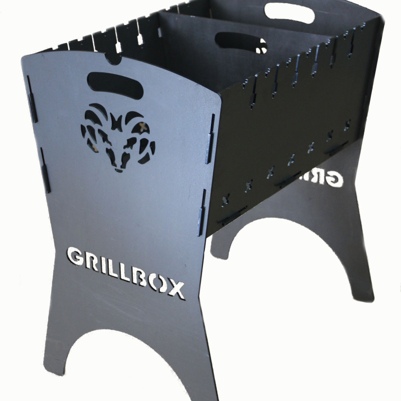 Мангал Grillbox (Hunter) с перегородкой 0002