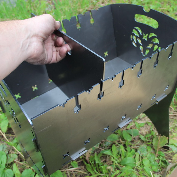Мангал Grillbox (Hunter) с перегородкой 0002