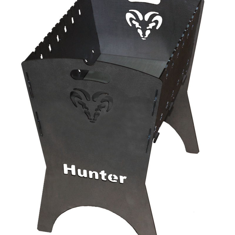 Мангал Grillbox (Hunter) с перегородкой 0002