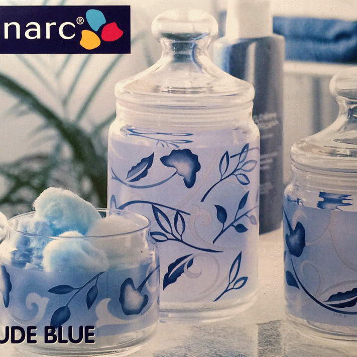 Набор банок (емкостей) для сыпучих продуктов Luminarc PLENITUDE BLUE H 0670
