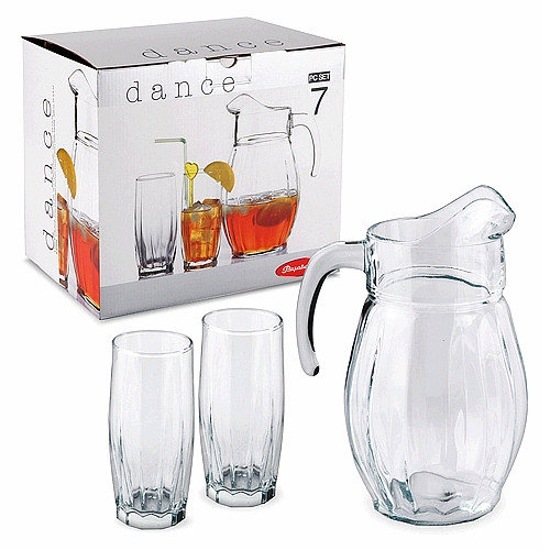 Набор кувшин + стаканы Pasabahce Danse 97874