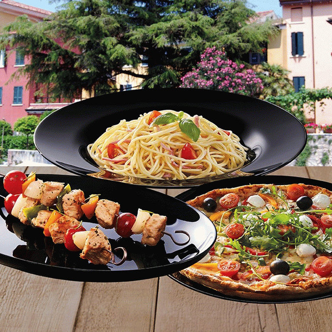 Тарелка для пасты Luminarc Friends Pasta Black M0064 28,5см