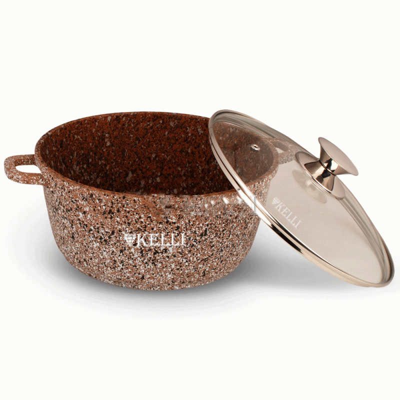 Кастрюля с антипригарным покрытием Kelli KL 4018-16 1.6л