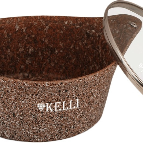 Кастрюля с антипригарным покрытием Kelli KL 4070-24 5.5л