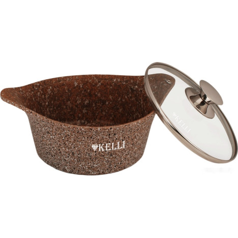 Кастрюля с антипригарным покрытием Kelli KL 4070-24 5.5л