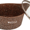 Кастрюля с антипригарным покрытием Kelli KL 4070-28 8.0л