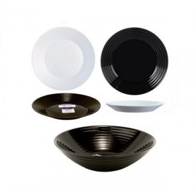 Столовый сервиз Luminarc Harena Black&White N1518 18пр.