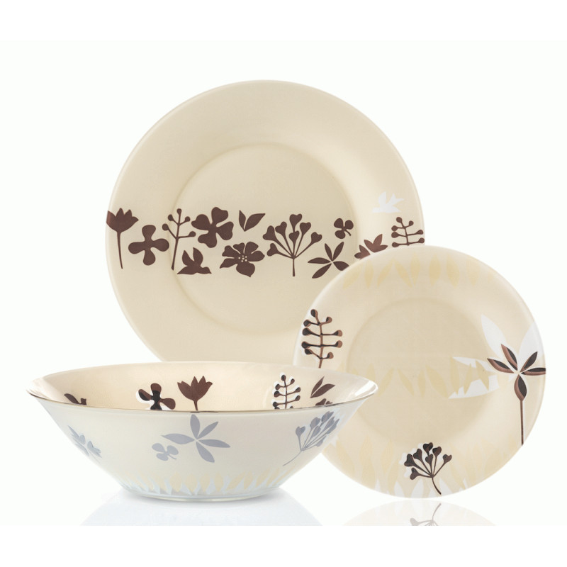 Сервиз столовый Luminarc HEVEA BEIGE G1467 38+7пр.