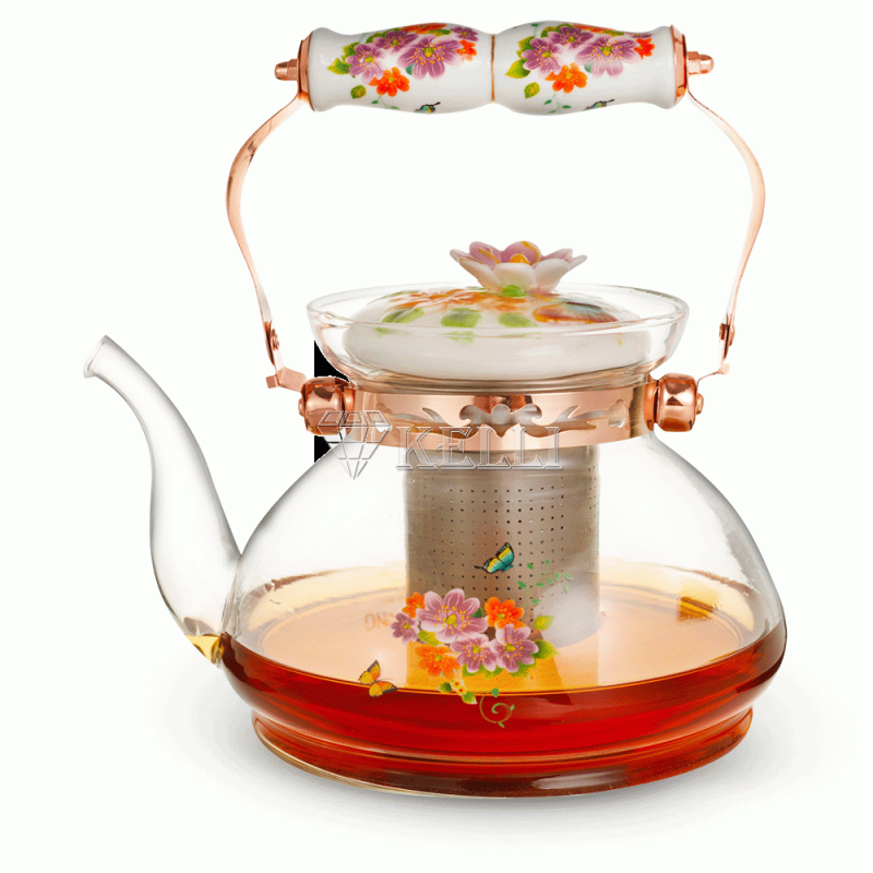 Чайник стеклянный Kelli KL 3062 1.2л