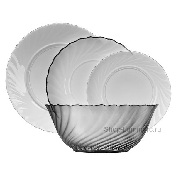 Столовый сервиз Luminarc Trianon Graphite N5768 43 пр.