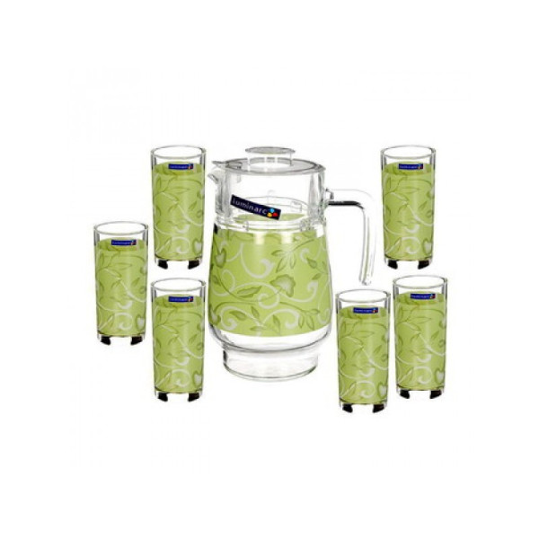 Набор кувшин + стаканы Luminarc Plenitude Green D2329