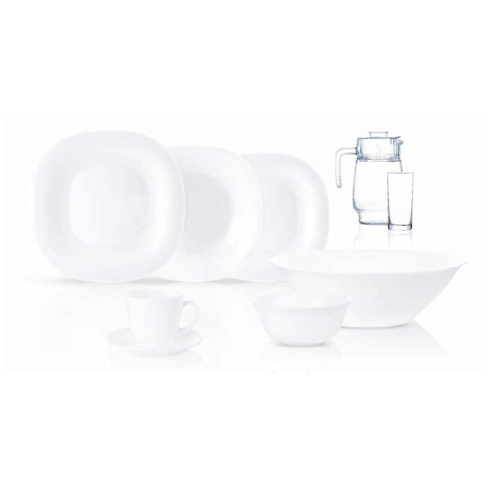 Столовый сервиз Luminarc Carine White N4781 46пр.