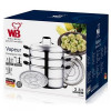 Пароварка-мантоварка Wellberg WB-8300 8.5л