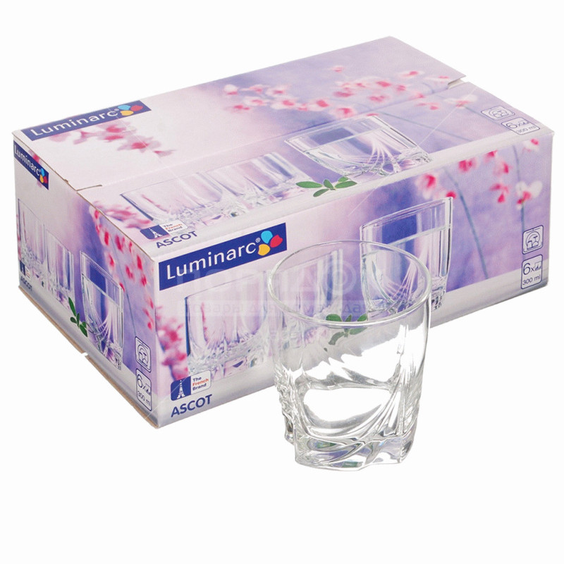 Набор стаканов Luminarc Ascot H9812 6шт