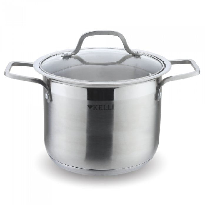 Кастрюля из нержавеющей стали Kelli KL- 4225 11л.
