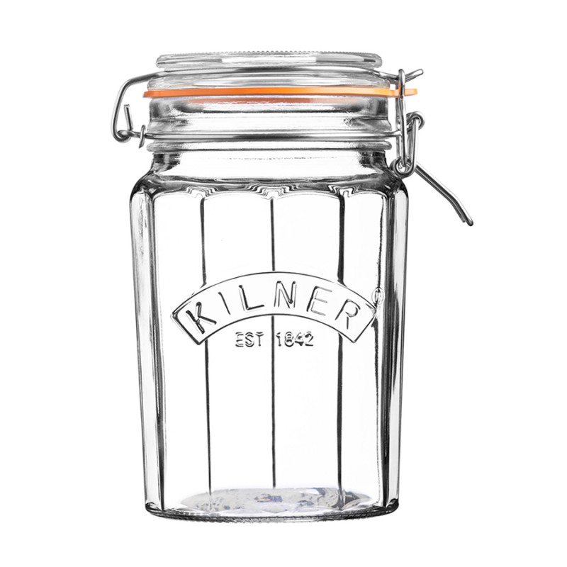 Банка гранёная ClipTop 950мл Kilner