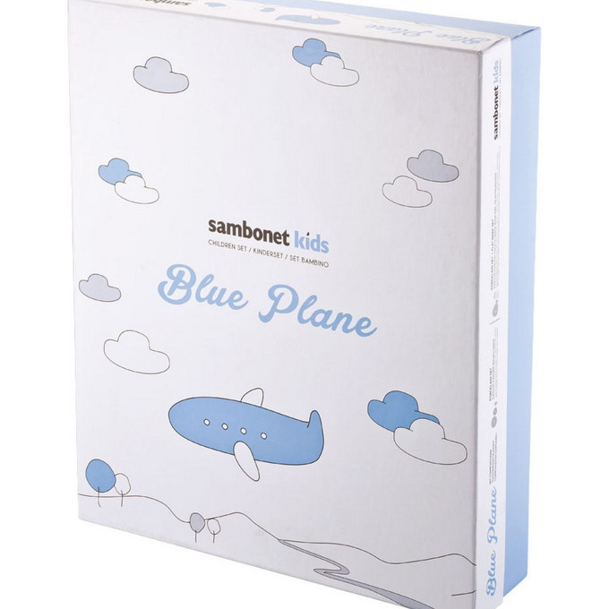 Набор посуды детской "Blue Plane" Sambonet Bimbo 59010-26