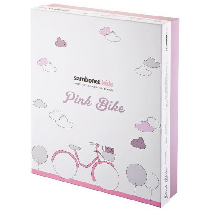 Набор посуды детской "Pink Bike" Sambonet Bimbo 59010-27