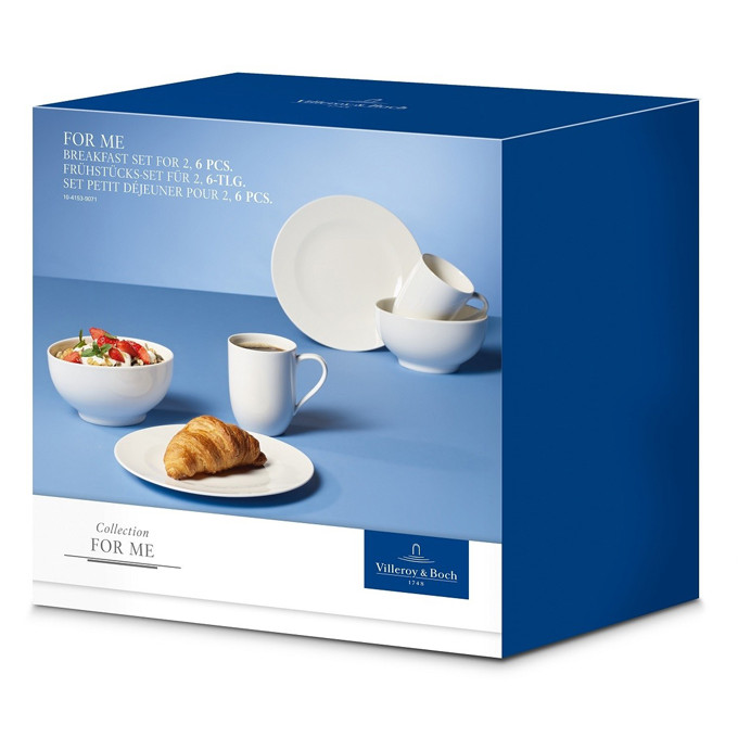 Набор для завтрака Villeroy and Boch For Me 10-4153-9071 6пр.