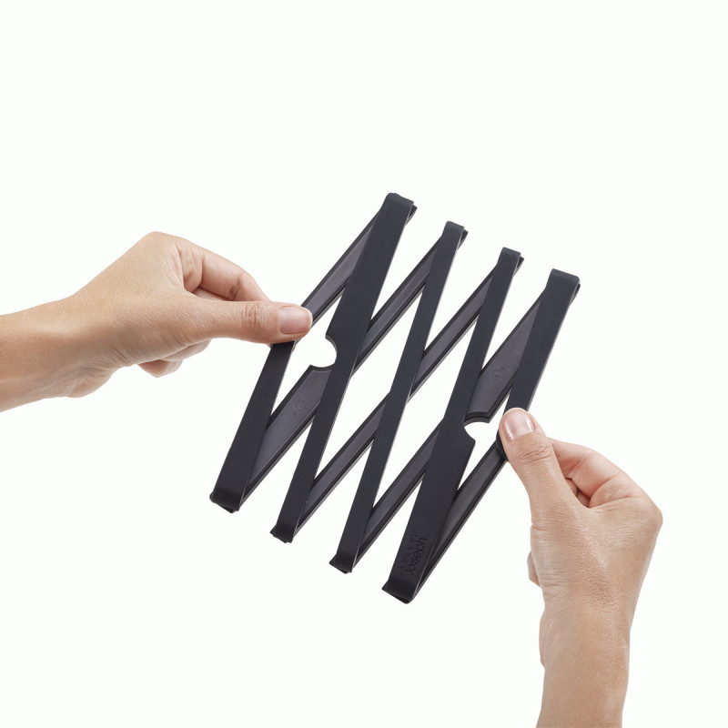 Складная подставка под горячее Joseph Joseph Stretch Silicone Pot Stand 70033 чёрная