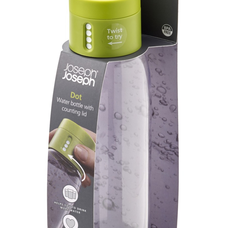 Бутылка для воды Dot 600мл Joseph Joseph 81049 зеленая