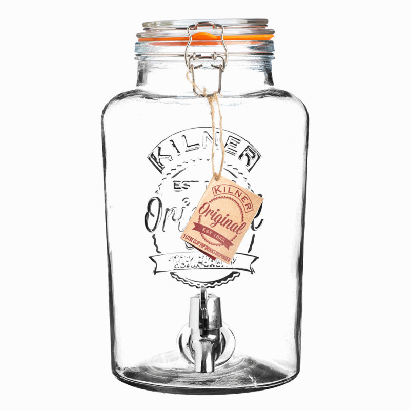 Диспенсер для напитков Clip Top 5л Kilner K_0025.405V