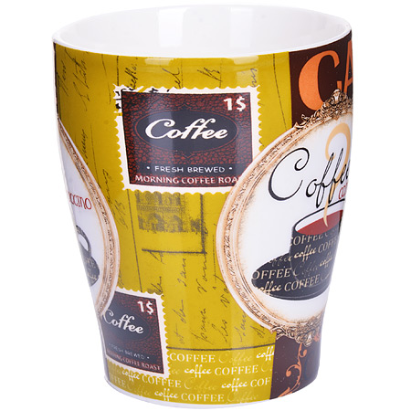 Кружка с ложкой Loraine "Coffee" LR 28469