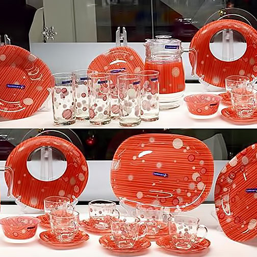 Столовый сервиз Carine Bubbling Luminarc L3175 52 пр