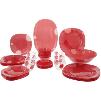 Столовый сервиз Cаrine Constellation Red Luminarc G8265 19 пр