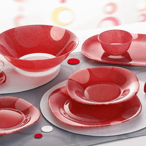 Столовый сервиз Cаrine Constellation Red Luminarc G8265 19 пр