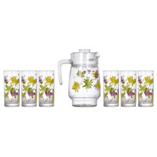 Набор кувшин + стаканы Luminarc Crazy Flowers N0802