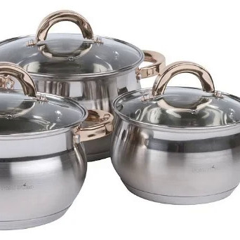 Набор кастрюль Pomi d'Oro Levita PSS-640003-3