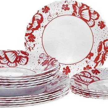 Столовый сервиз Luminarc Alcove red H2463 18 пр