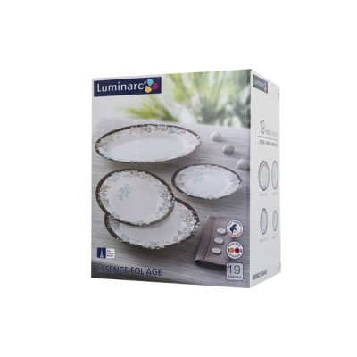Столовый сервиз Luminarc Essence Foliage L1329 19 пр